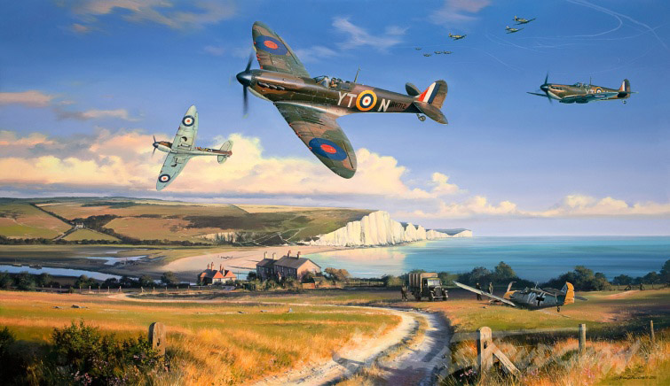 Painting of the Battle of Britain