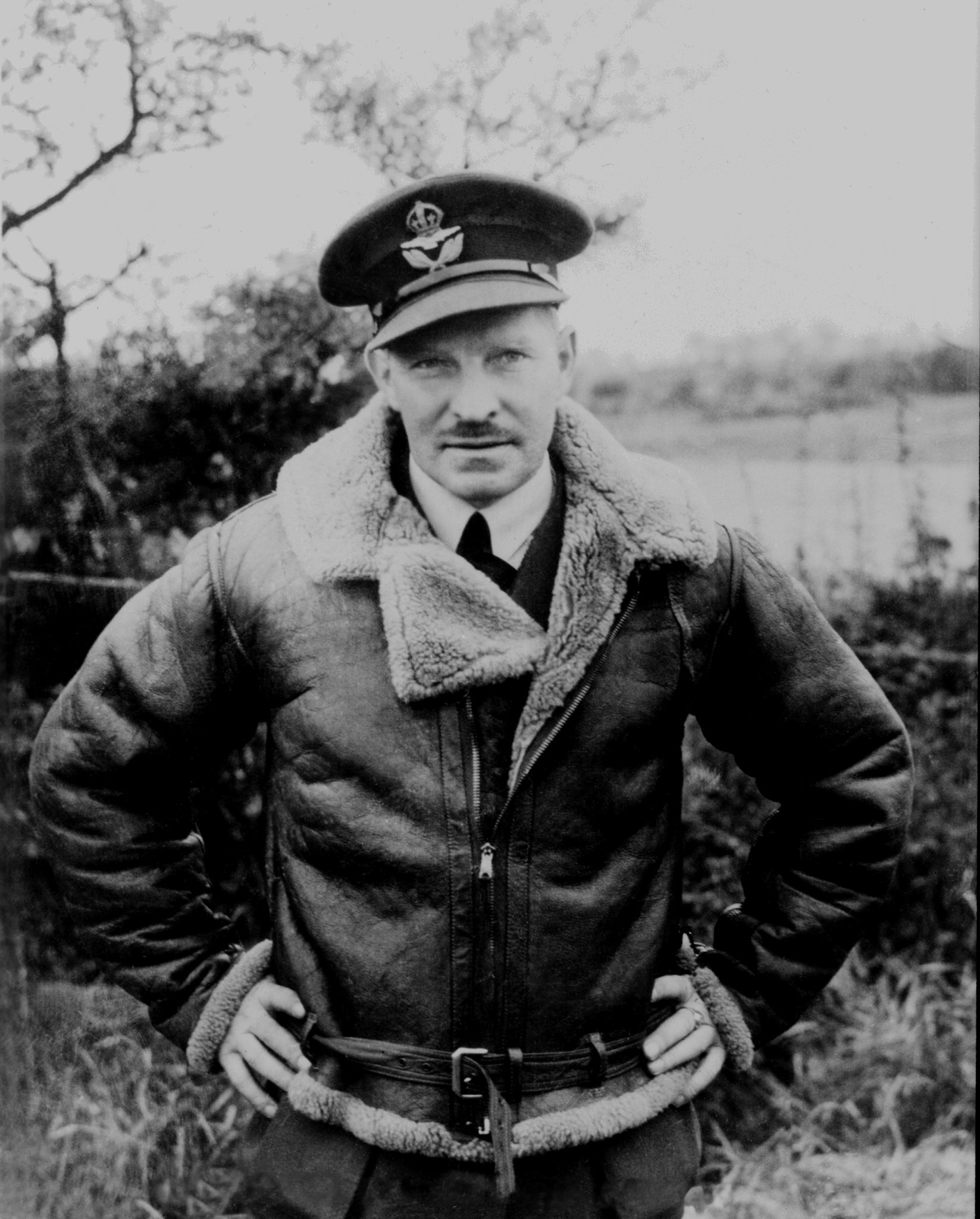 Squadron Leader Ernest Archibald McNab of Rosthern, Saskatchewan, circa 1940 in England. PHOTO: DND Archives, PL-905